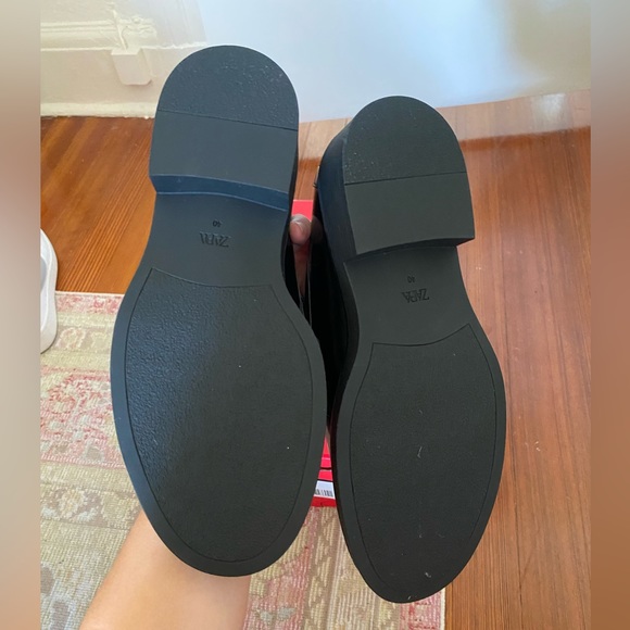 NWOT Zara Platform Loafers - Picture 5 of 5